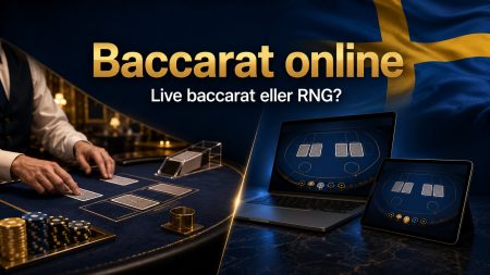 Baccarat online 2026 – live baccarat eller RNG?