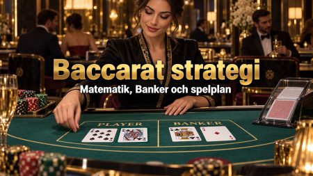 Baccarat strategi 2026 – matematik, Banker och spelplan